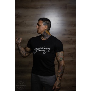 Boraros Gabor tricko signature black