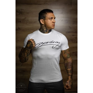 Boraros Gabor tricko signature white